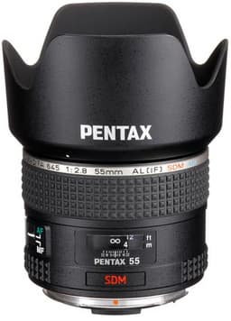 Объектив smc PENTAX-D FA 645 55mm F2.8 AL[IF] SDM AW для камер среднего формата защищен от пыли и влаги